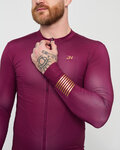 HOLOKOLO maillot de verano de manga larga - VICTORIOUS GOLD ELITE - granate