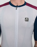 HOLOKOLO jersey de manga corta - TECHNICAL  - granate/gris