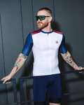 HOLOKOLO jersey de manga corta - TECHNICAL  - granate/gris