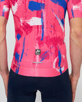 HOLOKOLO jersey de manga corta - STROKES - rosa/azul