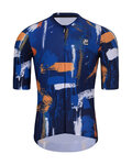 HOLOKOLO jersey de manga corta - STROKES - naranja/azul