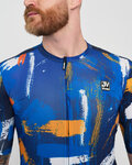 HOLOKOLO jersey de manga corta - STROKES - naranja/azul