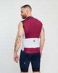 HOLOKOLO maillot sin mangas - SIMPLE - granate/gris