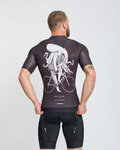 HOLOKOLO jersey de manga corta - OCTOPUS - negro/blanco