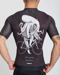 HOLOKOLO jersey de manga corta - OCTOPUS - negro/blanco