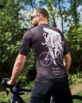 HOLOKOLO jersey de manga corta - OCTOPUS - negro/blanco