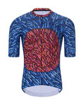 HOLOKOLO jersey de manga corta - TAMELESS - azul/rojo