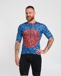 HOLOKOLO jersey de manga corta - TAMELESS - azul/rojo