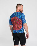 HOLOKOLO jersey de manga corta - TAMELESS - azul/rojo