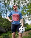 HOLOKOLO jersey de manga corta - TAMELESS - azul/rojo