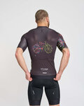 HOLOKOLO jersey de manga corta - MAAPPI DARK - negro/multicolor