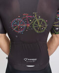 HOLOKOLO jersey de manga corta - MAAPPI DARK - negro/multicolor