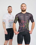 HOLOKOLO jersey de manga corta - MAAPPI DARK - negro/multicolor