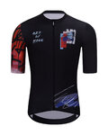 HOLOKOLO jersey de manga corta - SKETCH - negro/rojo