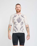 HOLOKOLO jersey de manga corta - CRUST - marfil/negro
