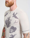 HOLOKOLO jersey de manga corta - CRUST - marfil/negro