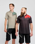 HOLOKOLO jersey de manga corta - ADVENTURE - negro/rojo
