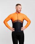 HOLOKOLO maillot de invierno de manga larga - ARROW II WINTER - naranja/negro