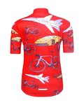 HOLOKOLO jersey de manga corta - SPEED - rojo