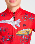 HOLOKOLO jersey de manga corta - SPEED - rojo