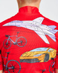 HOLOKOLO jersey de manga corta - SPEED - rojo