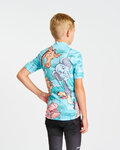 HOLOKOLO jersey de manga corta - SAFARI - turquesa/multicolor