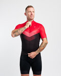HOLOKOLO jersey de manga corta - ARROW II - rojo/negro