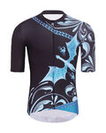 HOLOKOLO jersey de manga corta - DRAGON - azul/negro