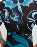 HOLOKOLO jersey de manga corta - DRAGON - azul/negro