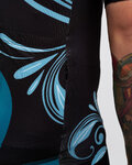 HOLOKOLO jersey de manga corta - DRAGON - azul/negro