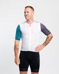HOLOKOLO jersey de manga corta - PERFORMANCE - blanco/multicolor