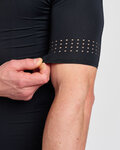 HOLOKOLO jersey de manga corta - EYELET - negro