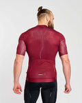 HOLOKOLO jersey de manga corta - EYELET - granate