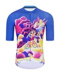 HOLOKOLO jersey de manga corta - VOYAGE - azul/multicolor