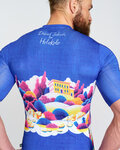 HOLOKOLO jersey de manga corta - VOYAGE - azul/multicolor