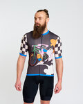 HOLOKOLO jersey de manga corta - RAPID - negro/multicolor