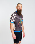 HOLOKOLO jersey de manga corta - RAPID - negro/multicolor