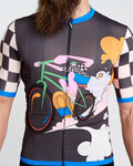 HOLOKOLO jersey de manga corta - RAPID - negro/multicolor