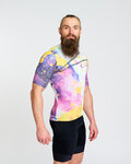 HOLOKOLO jersey de manga corta - SPLASH - gris/púrpura