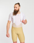HOLOKOLO pantalones cortos de tirantes - NOVEL PRO - beige