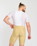 HOLOKOLO pantalones cortos de tirantes - NOVEL PRO - beige