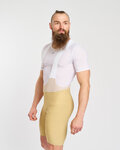 HOLOKOLO pantalones cortos de tirantes - NOVEL PRO - beige