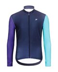 HOLOKOLO maillot de invierno de manga larga - PERFORMANCE WINTER - púrpura/verde