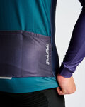 HOLOKOLO maillot de invierno de manga larga - PERFORMANCE WINTER - púrpura/verde