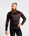 HOLOKOLO maillot de invierno de manga larga - PASSION WINTER - negro/rojo
