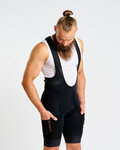 HOLOKOLO pantalones cortos de tirantes - CARGO - negro
