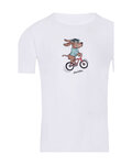 NU. BY HOLOKOLO Camiseta de manga corta - PEDAL POWER - blanco