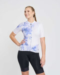 RIVANELLE jersey de manga corta - FLOWERY LADY - blanco/púrpura/azul