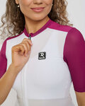 RIVANELLE jersey de manga corta - TECHNICAL  - blanco/granate
