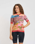 RIVANELLE jersey de manga corta - FREE ELITE LADY LIMITED EDITION - naranja/multicolor